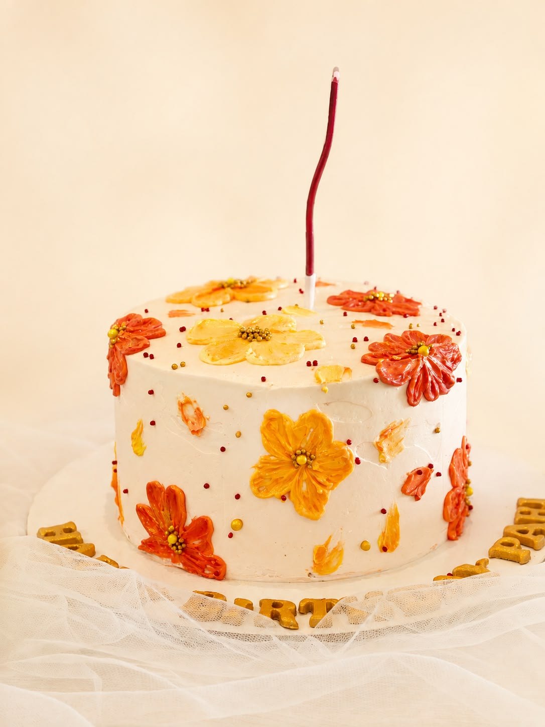 Sunshine Floral Cake